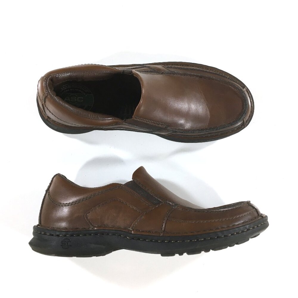 Streetcars Carrera Slip On Oxfords Mens Size 9.5 M Brown Leather